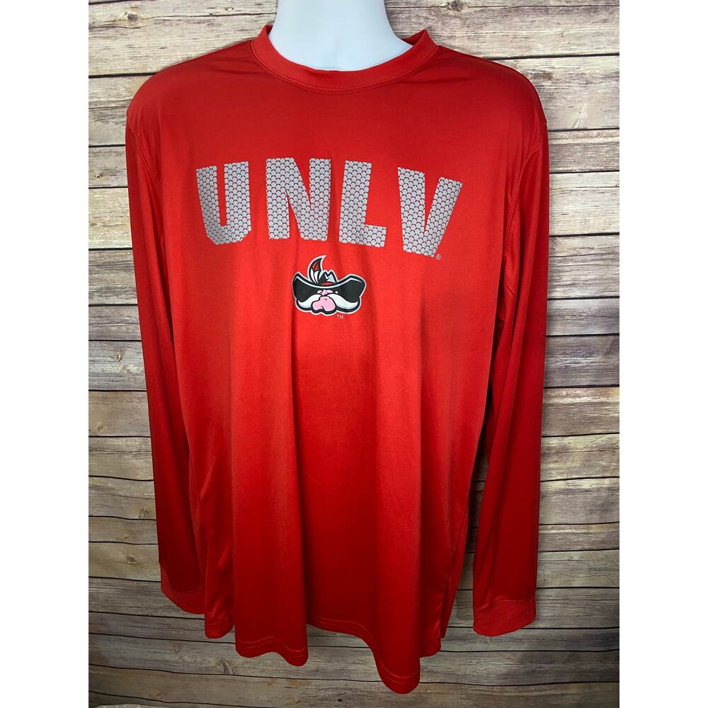 UNLV Rebels Men's Size XL Long Sleeve T-Shirt Stretch